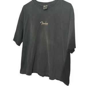 Fender Charcoal Tee with Logo